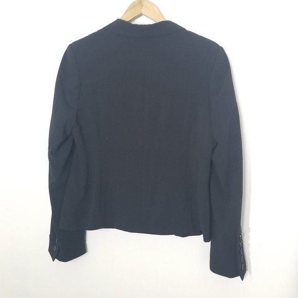 Beechers Brook Black Classic Modern Fit Blazer Business Casual Jacket Size 12 - Picture 7 of 9